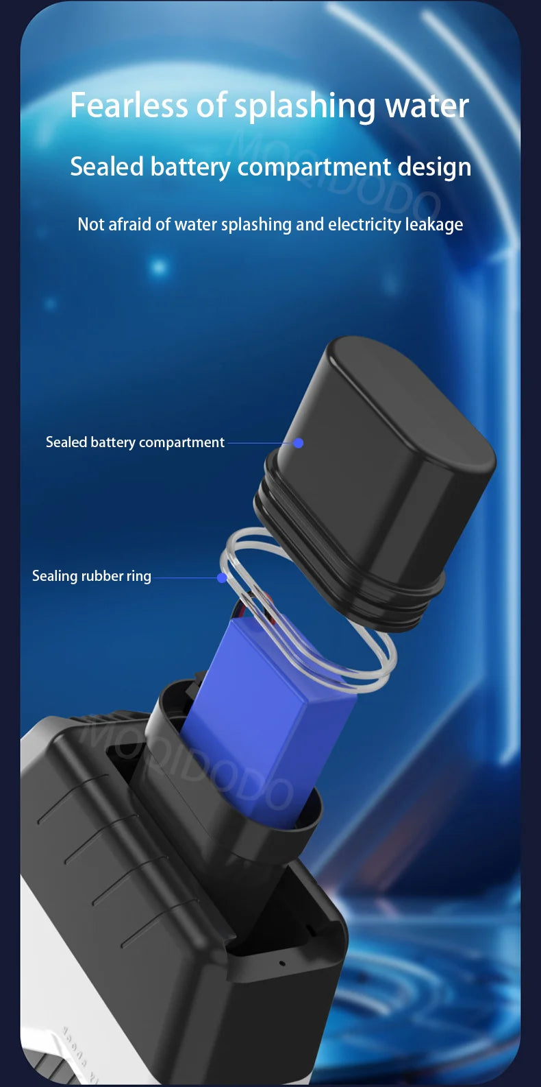 Pistolet à eau électrique puissant avec LED, grande pistolet à eau automatique à tir continu, jouet d'extérieur pour garçon et adulte