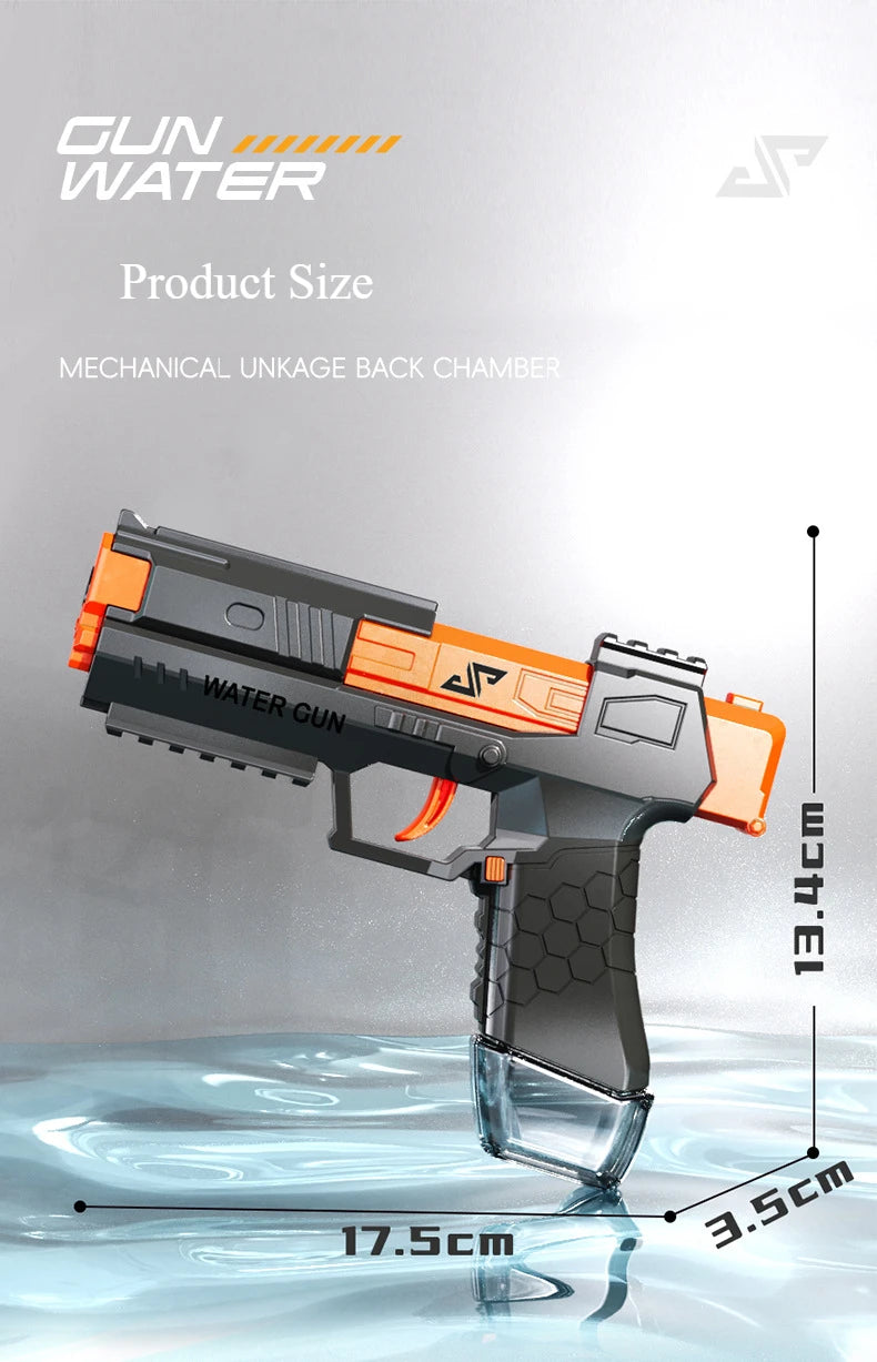 Pistolet à eau de combat d'eau, pistolet à eau manuel, jouet amusant pour l'été, plage en plein air, jeu d'eau, jouets de piscine pour enfants, cadeaux pour garçons