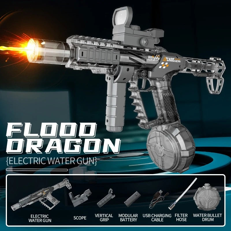 Pistolet à eau électrique LED longue portée