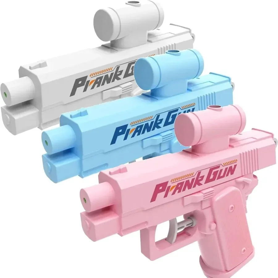 Pistolet à eau de farce, 2 voies, non électrique, haute pression, tir automatique double face, jouet de plage pour enfants et adultes