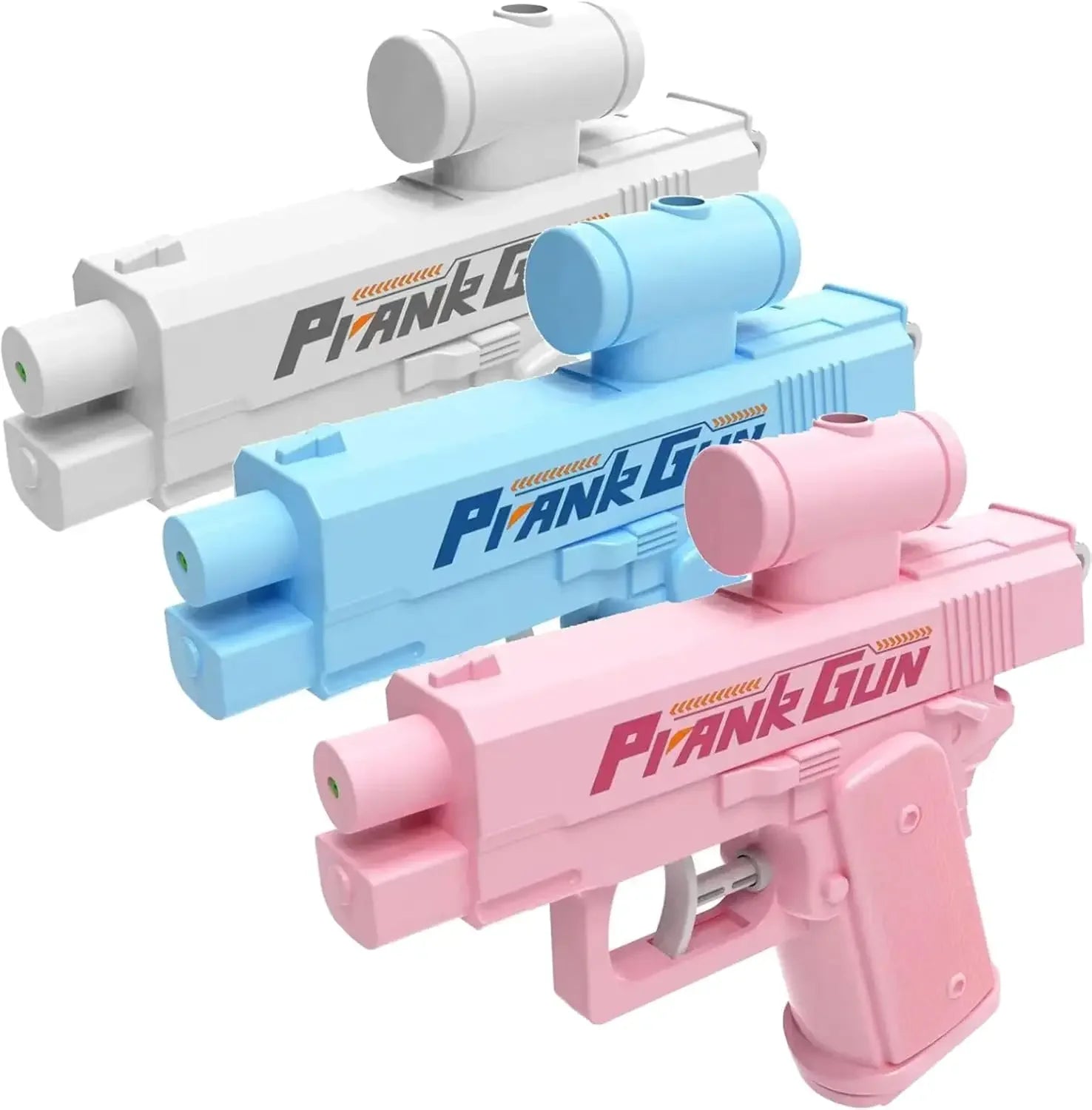 Pistolet à eau de farce, 2 voies, non électrique, haute pression, tir automatique double face, jouet de plage pour enfants et adultes