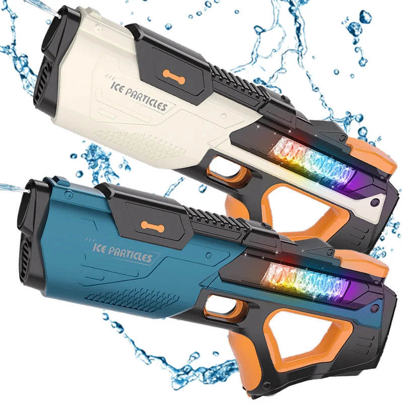 Pistolet à eau électrique pour enfants, jouet d'été pour adultes, pistolet à eau à absorption automatique, jeux de tir à longue portée pour enfants en plein air